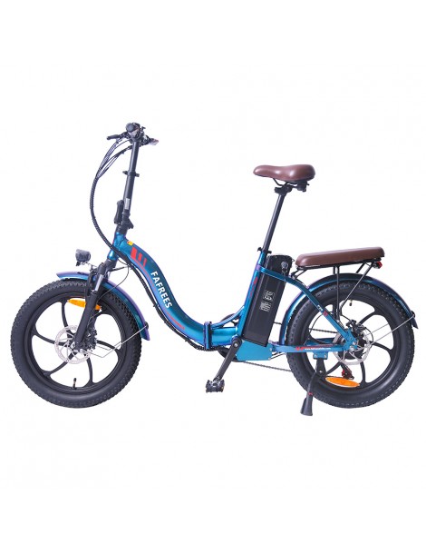 FAFREES F20 Pro 20 pollici Pneumatici Bicicletta Elettrica Pendolare Pieghevole 36V 18Ah Batteria al Litio 250W - Blu Negozio