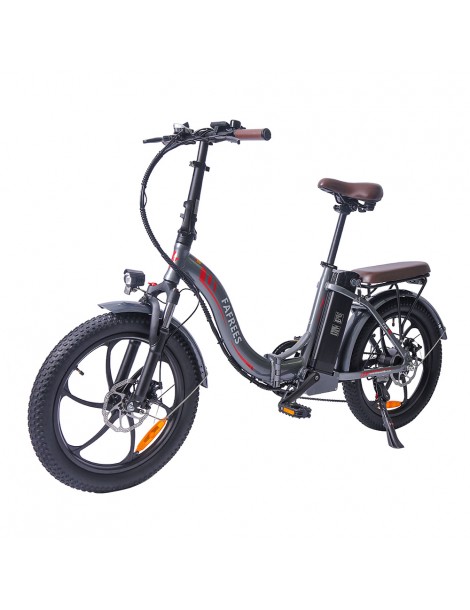 FAFREES F20 Pro 20 pollici Pneumatici Bicicletta Elettrica Pendolare Pieghevole 36V 18Ah Batteria al Litio 250W - Grigio In Saldo