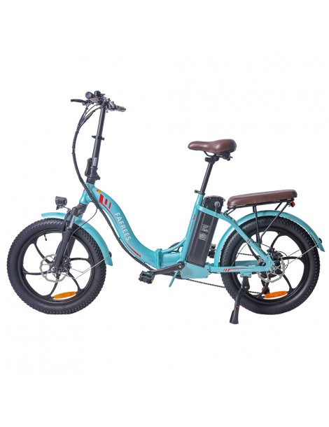 FAFREES F20 Pro 20 pollici Pneumatici Bicicletta Elettrica Pendolare Pieghevole 36V 18Ah Batteria al Litio 250W - Azzurro Sconto di tempo limitato