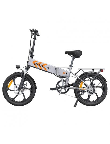 ENGWE P1 Bicicletta elettrica pieghevole pneumatico 20*3 pollici motore 250W batteria 36V 13Ah - Sliver Prezzo di fabbrica