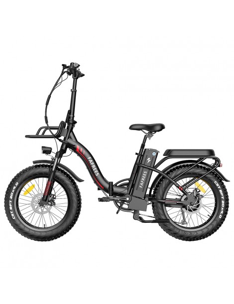 FAFREES F20 Max 20*4 Fat Inch Tire Bicicletta elettrica pieghevole - Motore brushless da 500W e batteria al litio da 18Ah - Nero Offerta Pasqua