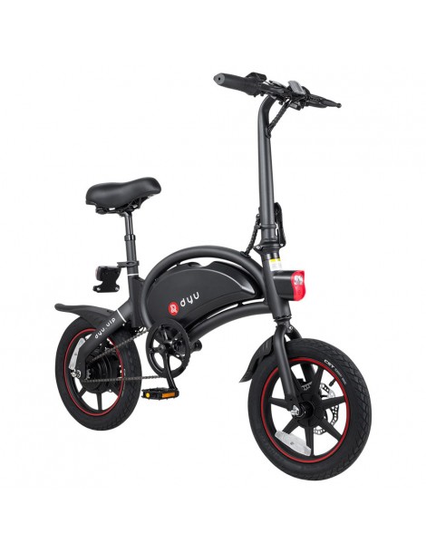 DYU D3+ Ciclomotore elettrico pieghevole con pneumatici da 14" - Motore senza spazzole da 240W e batteria al litio da 10AH Vendita calda