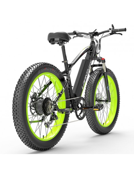 LANKELEISI XC4000 26*4.0 Inch Fat Tires Bicicletta elettrica autonomia massima 120KM velocità massima 40 km/h - motore 1000W Online Outlet