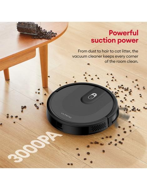Ultenic D5 Robot Aspirapolvere aspirazione potente 3000Pa 120min Max. Tempo di funzionamento 3 modalità di pulizia - Nero Offerte esclusive
