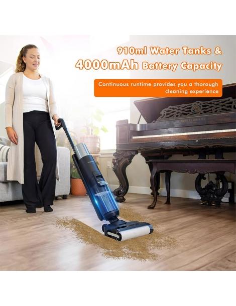 TOSIMA H1 aspirapolvere a secco senza fili batteria agli ioni di litio da 4000mAh 21 9V serbatoio dell'acqua da 910ml Grandi sconti