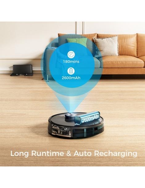 Tesvor S5 Robot Aspirapolvere 3 in 1 Aspirazione Mopping Spazzare 3000Pa Aspirazione Navigazione LiDAR - Nero Bestseller
