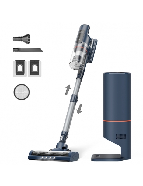 Ultenic FS1 Aspirapolvere a batteria con stazione di svuotamento automatico aspirazione 30KPa motore 450W touchscreen - Blu Offerte giornaliere