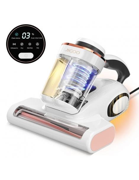 JIGOO J300 Pulitore Acari Smart a Doppia Vaschetta con Aspirazione da 13KPa Sensore Acaro Rullo Spazzola in Metallo ACQUISTA ORA