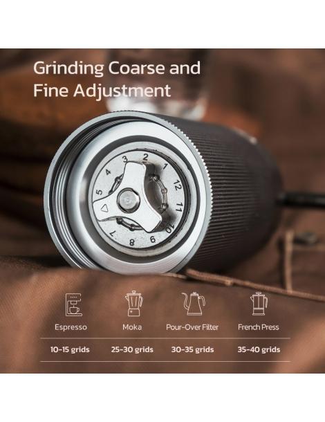 HiBREW G4A Macinacaffè manuale portatile nucleo da 36 mm Promozione temporanea