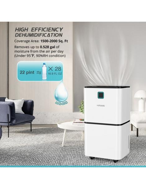 LUKO OL12-BD023F Deumidificatore portatile capacità di deumidificazione 12L Fino al 55% di sconto