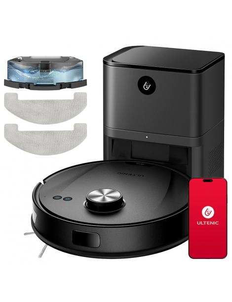 Ultenic T10 Lite Robot Aspirapolvere con navigazione LiDAR aspirazione 4500Pa auto-svuotamento Matrix Clean - Nero Officina