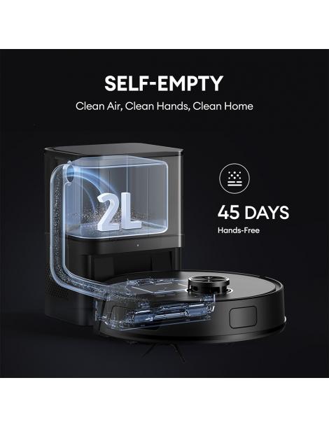 Ultenic T10 Lite Robot Aspirapolvere con navigazione LiDAR aspirazione 4500Pa auto-svuotamento Matrix Clean - Nero Officina