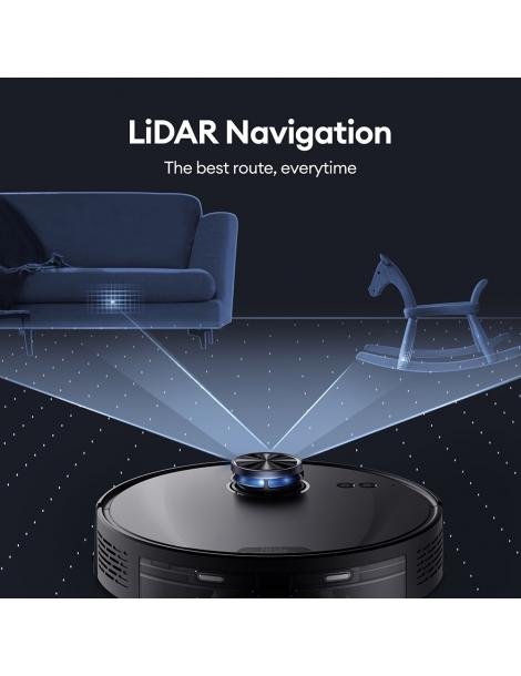 Ultenic T10 Lite Robot Aspirapolvere con navigazione LiDAR aspirazione 4500Pa auto-svuotamento Matrix Clean - Nero Officina