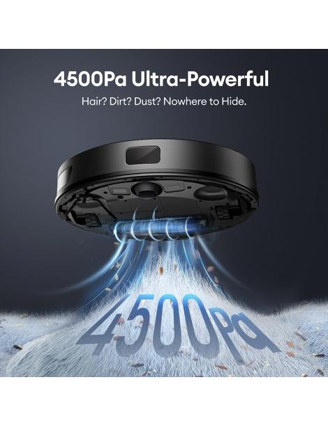 Ultenic T10 Lite Robot Aspirapolvere con navigazione LiDAR aspirazione 4500Pa auto-svuotamento Matrix Clean - Nero Officina