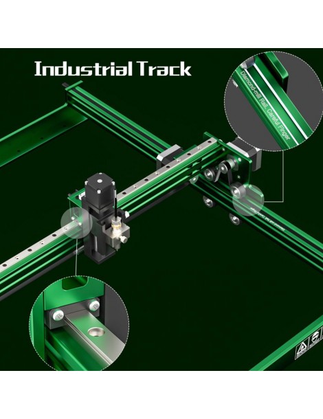 Taglierina con incisore laser NEJE Max 4 E80 potenza ottica 24W messa a fuoco fissa assistenza pneumatica automatica Qualità