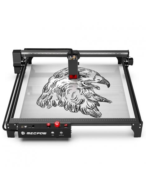 Mecpow X5 Pro 33W Macchina per incisione laser area di incisione 600x600mm spot laser con assistenza pneumatica automatica Economico