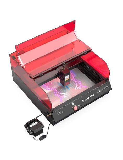 Mecpow X4 Pro Macchina per Incisione Laser 22W con Telecamera Integrata Copertura Protettiva in Acrilico FDA Classe 1 Outlet