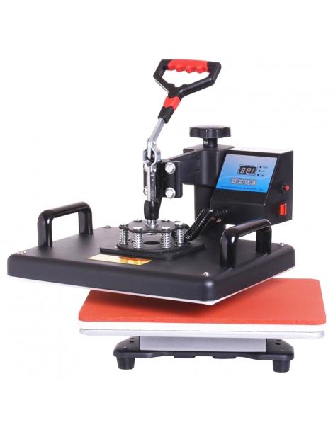 SHUOHAO 8 in 1 macchina di stampa a caldo combinata macchina di trasferimento di calore 2D per tappo tazza piastra T-shirt Saldi