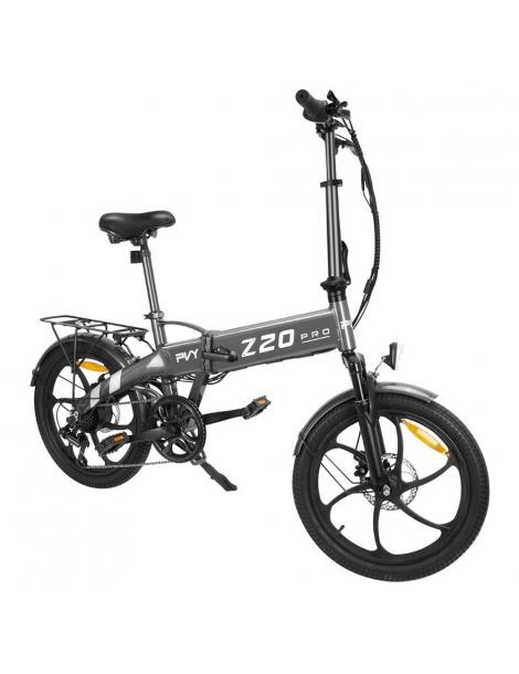 PVY Z20 Pro 20*2.3 pollici bicicletta elettrica pieghevole motore mozzo 500W batteria 10.4Ah 25 km/h 80-100km - Grigio Vendita Economica