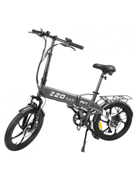 PVY Z20 Pro 20*2.3 pollici bicicletta elettrica pieghevole motore mozzo 500W batteria 10.4Ah 25 km/h 80-100km - Grigio Vendita Economica