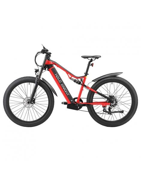 Halo Knight H03 MTB Bicicletta elettrica motore 1000W batteria 48V 19.2Ah pneumatico 27.5*3.0 pollici - Rosso Vendite Flash