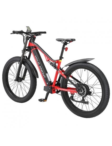 Halo Knight H03 MTB Bicicletta elettrica motore 1000W batteria 48V 19.2Ah pneumatico 27.5*3.0 pollici - Rosso Vendite Flash