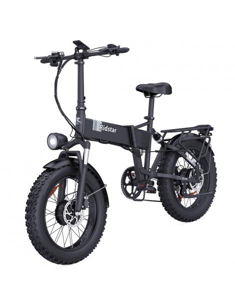 Ridstar H20 Pro Bicicletta elettrica pieghevole motore 1000W*2 batteria 48V 23AH pneumatici grassi 20*4 pollici Sconto di tempo limitato
