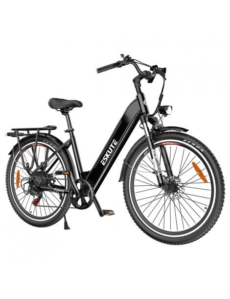 ESKUTE ES-26-LJ Bicicletta elettrica motore Bafang da 250W batteria da 36V 20Ah 26 x 1 75 pollici - Nero Comprare a buon mercato