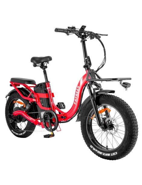 Fafrees F20 X-Max 20*4.0 pollici Fat Tire Bicicletta elettrica pieghevole motore 750W batteria 30Ah - Rosso Vendite stagionali