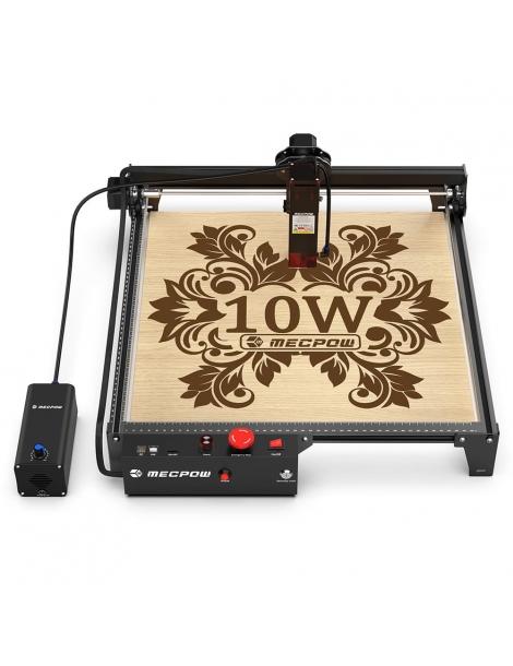 Mecpow X3 Pro 10W Incisore Laser+H44 440*440mm Engraving Honeycomb Working Table+FC1 Laser Engraver Enclosure Kit Offerta per la Festa della Mamma