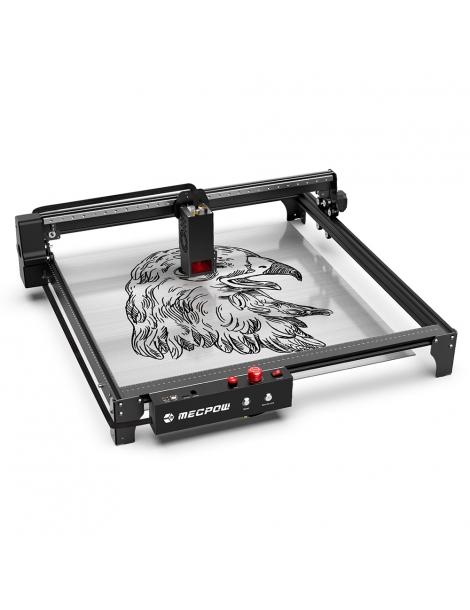 Mecpow X5 22W Macchina per incisione laser area di incisione 600x600mm spot laser con assistenza pneumatica automatica Prezzo basso
