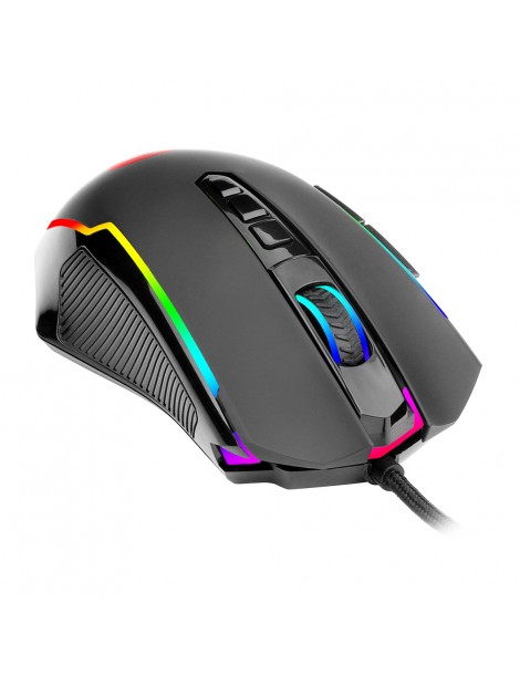 Redragon Mouse da gioco cablato M910-K RGB 8000 DPI 9 pulsanti programmabili con pulsante di fuoco rapido Rilascio limitato