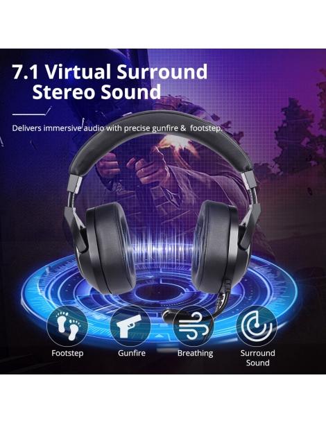 Tronsmart Sparkle Virtual 7.1 Cuffie da gioco con illuminazione RGB porta USB Ultimi tre giorni