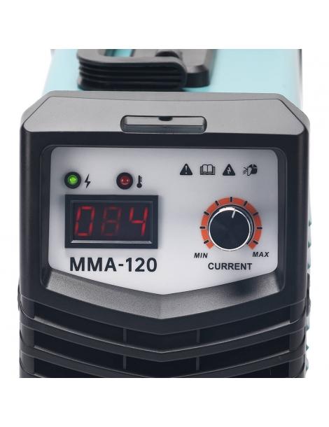 Mecpow MMA-120 Saldatrice a doppia tensione display a LED modalità di controllo IGBT funzione di avvio a caldo Ultimo giorno