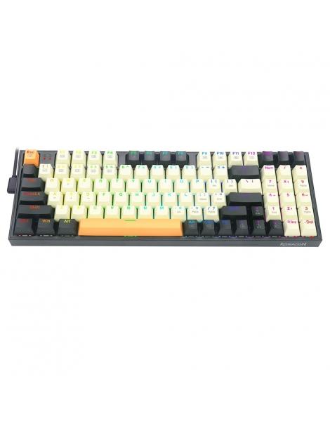 Redragon K636CLO-RGB Kitava 94 tasti con tastierino numerico tastiera meccanica retroilluminata RGB - Nero Fino al 50% di sconto