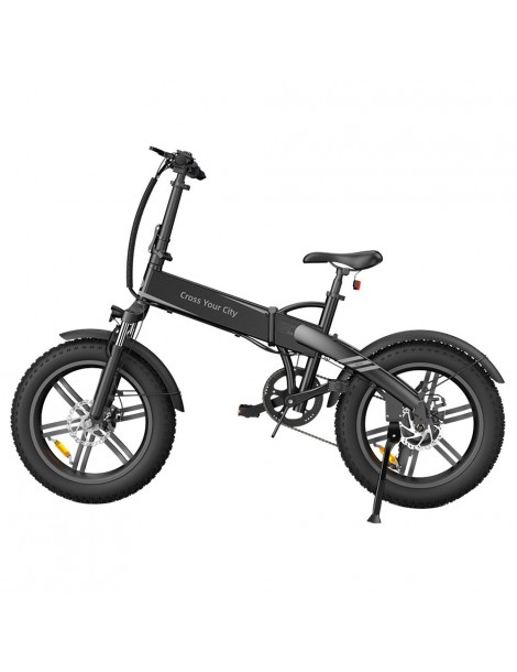 ADO A20F Bestia pieghevole E-bike 250W DC Brushless Motore 25km/h 36V 14.5Ah Batteria 20*4.0 Pneumatici Sensore di coppia-Nero Fino al 55% di sconto