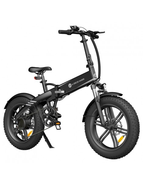ADO A20F Bestia pieghevole E-bike 250W DC Brushless Motore 25km/h 36V 14.5Ah Batteria 20*4.0 Pneumatici Sensore di coppia-Nero Fino al 55% di sconto