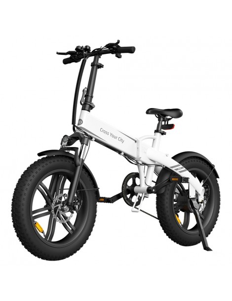 ADO A20F Bestia Pieghevole E-Bike 250W DC Brushless Motore 25km/H 36V 14.5Ah Batteria 20*4.0 Pneumatici Sensore Di Coppia-Bianco Discount Store per i nuovi prodotti