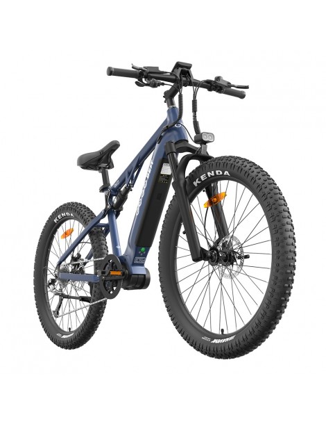 GOGOBEST GM27 Bicicletta elettrica 48V 350W Motore centrale Freno a disco idraulico - Blu Esporta salva