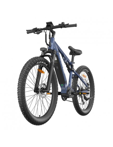 GOGOBEST GM27 Bicicletta elettrica 48V 350W Motore centrale Freno a disco idraulico - Blu Esporta salva