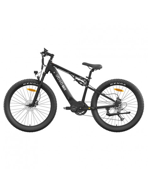 GOGOBEST GM27 Bicicletta elettrica 48V 350W Motore centrale Freno a disco idraulico - Nero Black Friday Prezzi