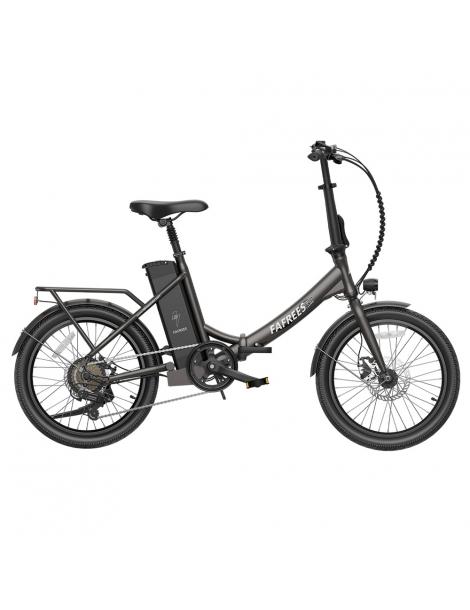 Fafrees F20 Lasting Bici Elettrica Pieghevole Motore 250W Batteria 36V 18.2Ah Pneumatici 20*1.95'' - Nero Italia