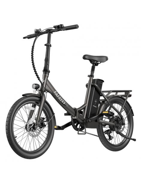 Fafrees F20 Lasting Bici Elettrica Pieghevole Motore 250W Batteria 36V 18.2Ah Pneumatici 20*1.95'' - Nero Italia