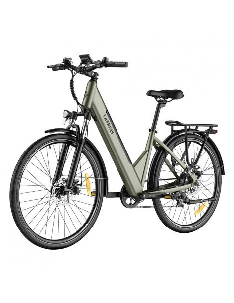 FAFREES F28 Pro Bicicletta elettrica da città Step-Through -Verde Promozione