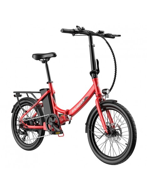 FAFREES F20 Light 20*1.95'' Pneumatico Bicicletta elettrica pieghevole da città motore 48V 250W batteria 14.5Ah - Rosso Qualità Garantita