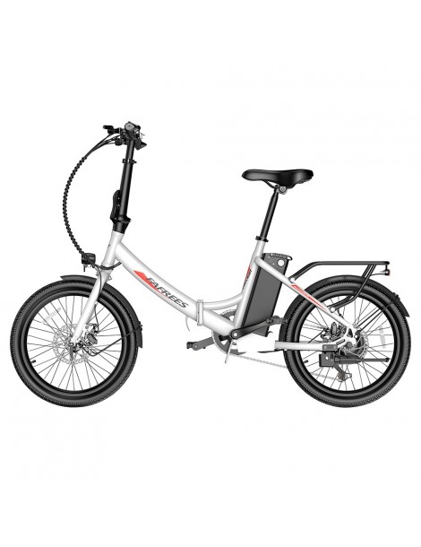 FAFREES F20 Light 20*1.95'' Pneumatico Bicicletta elettrica pieghevole da città motore 48V 250W batteria 14.5Ah - Bianco Affare Del Giorno
