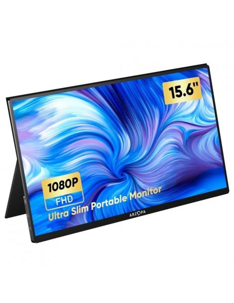 ARZOPA 15 6" Monitor portatile 1920*1080 frequenza di aggiornamento 60Hz Outlet