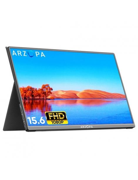 ARZOPA 15 6" Monitor portatile 1920*1080 frequenza di aggiornamento 60Hz Outlet