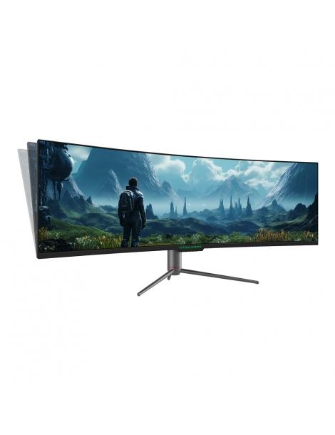 TITAN ARMY C49SHC Monitor da gioco 32:9 49 pollici DFHD 3840×1080 a schermo maggiorato pannello CSOT HVA curvo 1500R Grande vendita