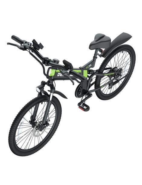 DEEPOWER K26 Bicicletta elettrica pieghevole pneumatici da 26 pollici motore da 48V 500W batteria da 12 8Ah Offerta migliore